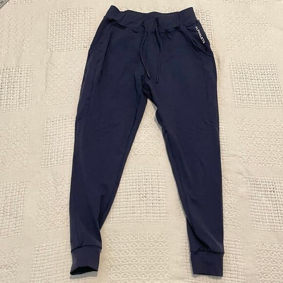 Alphalete Premium V2 Jogger active pants navy blue medium P 7042 - Picture 6 of 9